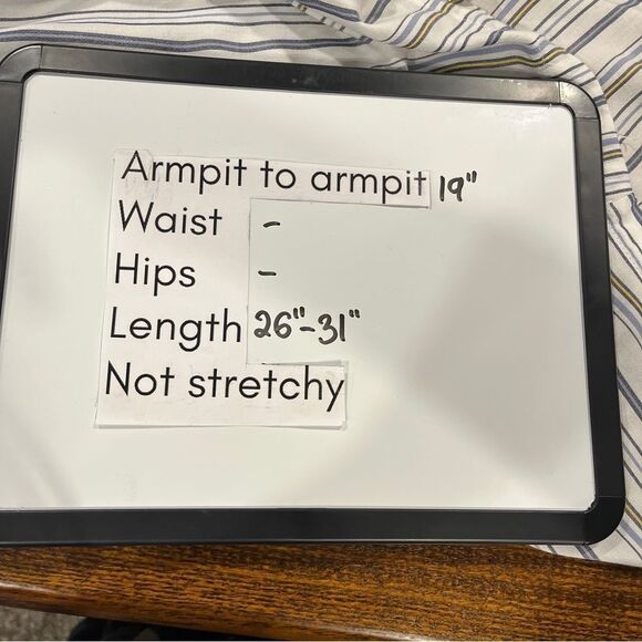 Max Studio Striped Sleeveless Button-Up Top size medium - Picture 7 of 12